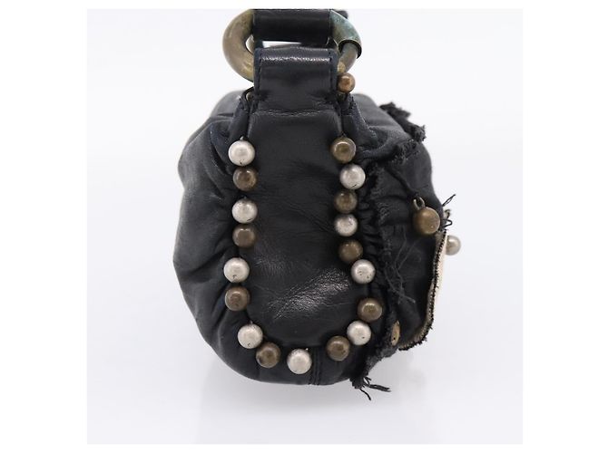 Chloé Chloe Hand Bag Leather Black - vista 3