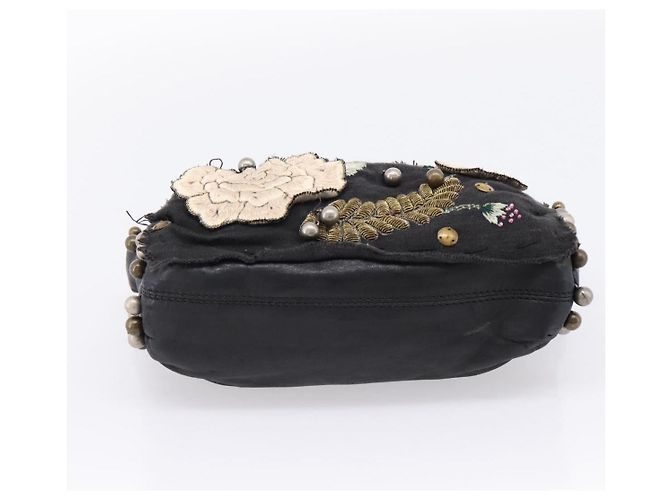 Chloé Chloe Hand Bag Leather Black - vista 5