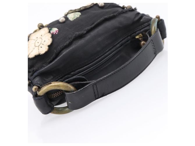 Chloé Chloe Hand Bag Leather Black - vista 6