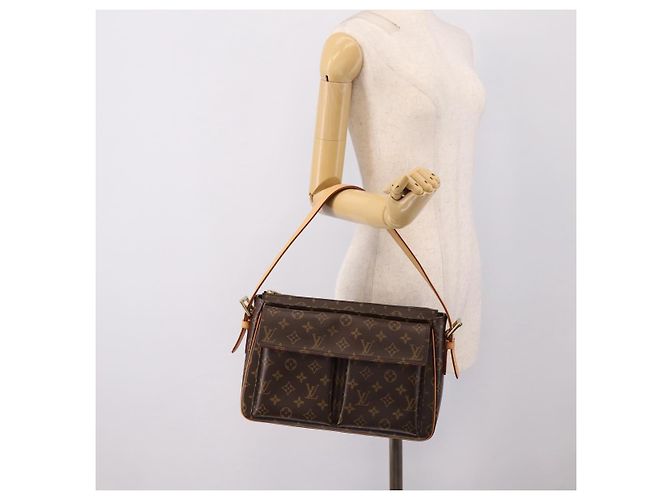 Cité LOUIS VUITTON Monogram Viva Cite GM Shoulder Bag M51163 LV - vista 23
