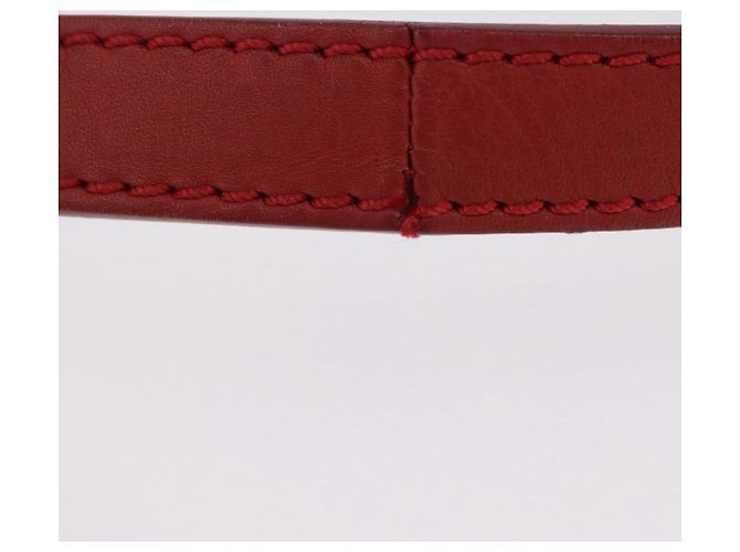 Céline CELINE Luggage Nano Shopper Hand Bag Leather 2way Red Gold - vista 9