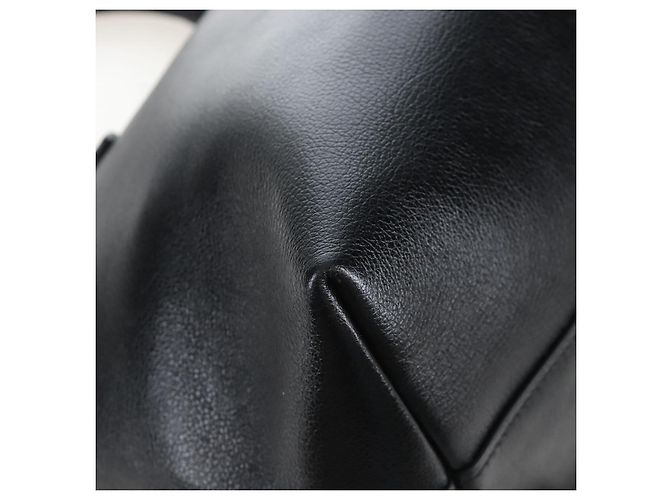PRADA Hand Bag Leather 2way Black Gold - vista 20