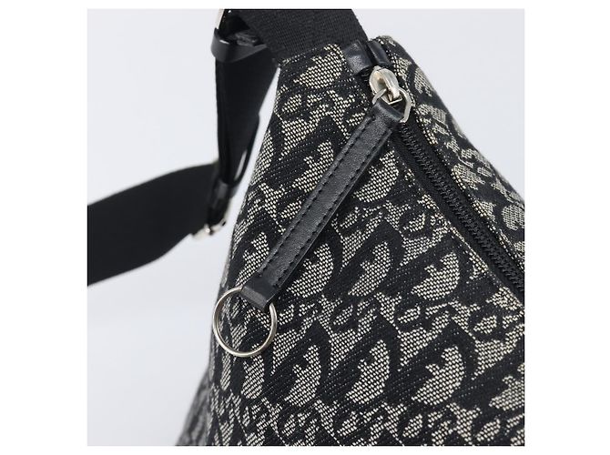 Christian Dior Trotter Canvas Shoulder Bag Gray Silver - vista 20