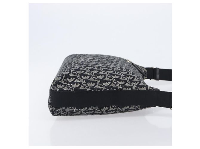 Christian Dior Trotter Canvas Shoulder Bag Gray Silver - vista 3