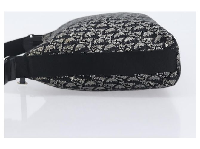 Christian Dior Trotter Canvas Shoulder Bag Gray Silver - vista 4
