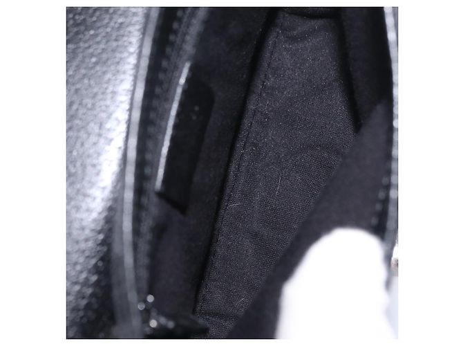GUCCI GG Canvas Waist Bag Black Silver 131236 - vista 11