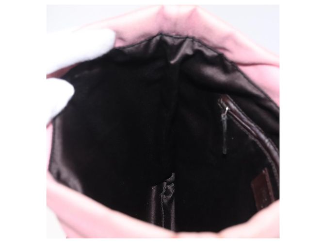 Autre Marque Saint Laurent Kahala Tote Bag Canvas Pink Silver - vista 24