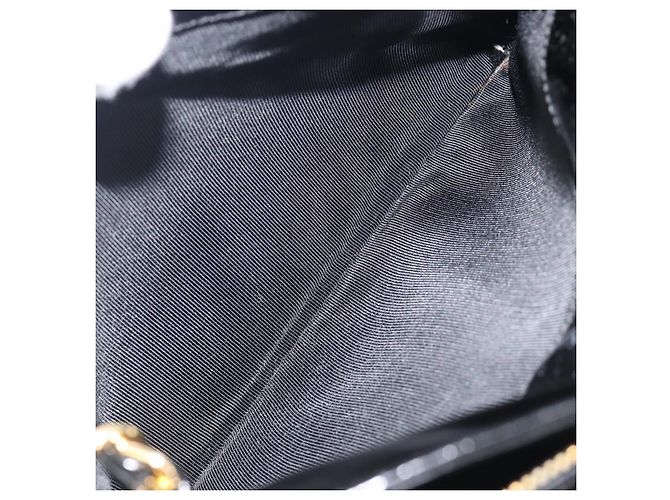 CHANEL COCO Mark Chain Shoulder Bag Patent Black Gold Tone CC - vista 30