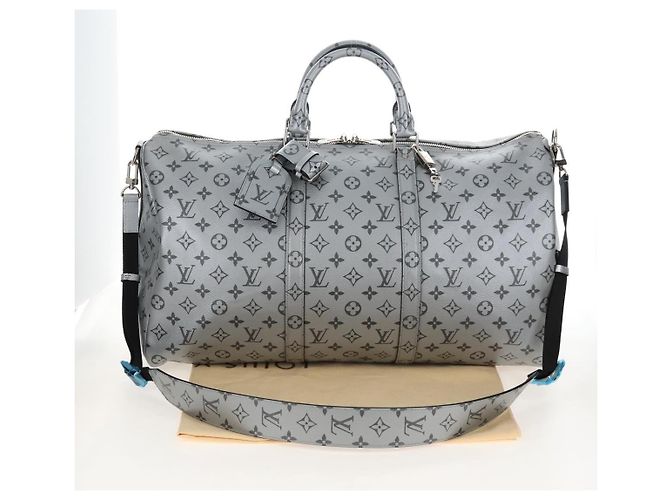 LOUIS VUITTON Monogram Reflect Keepall Bandouliere 50 Bag LV - vista 12