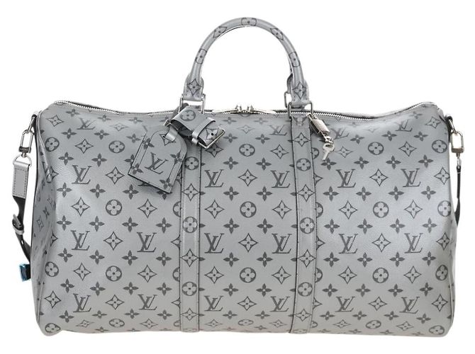 LOUIS VUITTON Monogram Reflect Keepall Bandouliere 50 Bag LV - vista 13