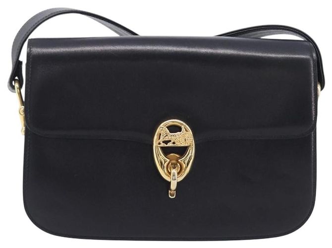 Céline CELINE Shoulder Bag Leather Black Gold Tone - vista 13