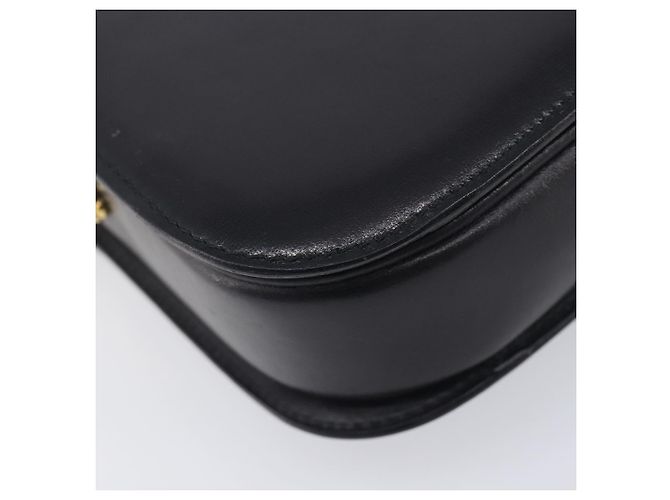 Céline CELINE Shoulder Bag Leather Black Gold Tone - vista 17