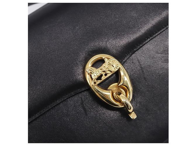 Céline CELINE Shoulder Bag Leather Black Gold Tone - vista 18