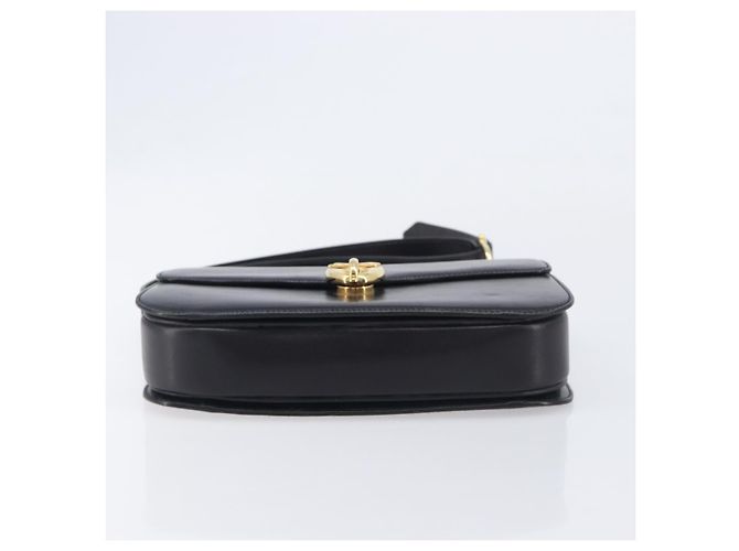 Céline CELINE Shoulder Bag Leather Black Gold Tone - vista 5