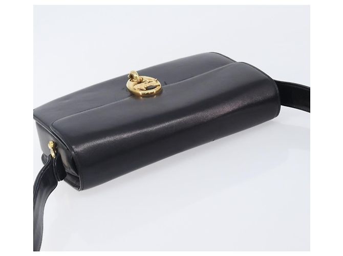 Céline CELINE Shoulder Bag Leather Black Gold Tone - vista 6