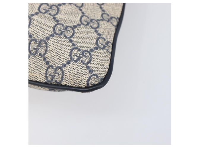 GUCCI GG Supreme Shoulder Bag PVC Navy Silver 295257 - vista 16
