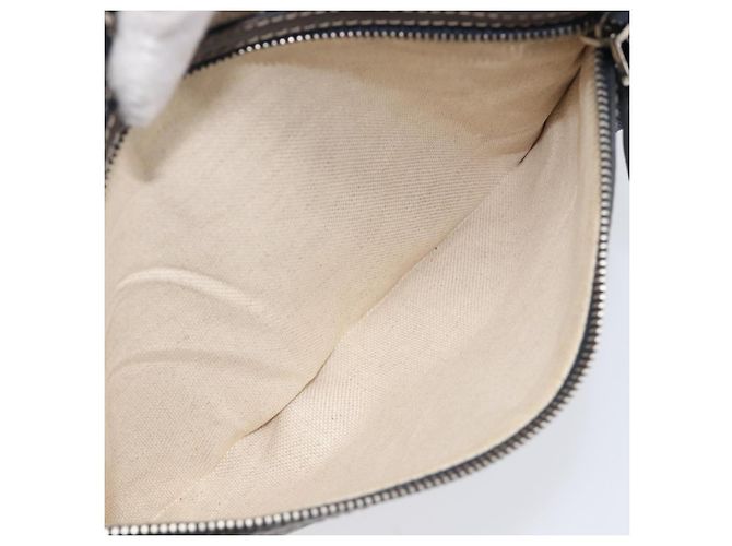 GUCCI GG Supreme Shoulder Bag PVC Navy Silver 295257 - vista 26