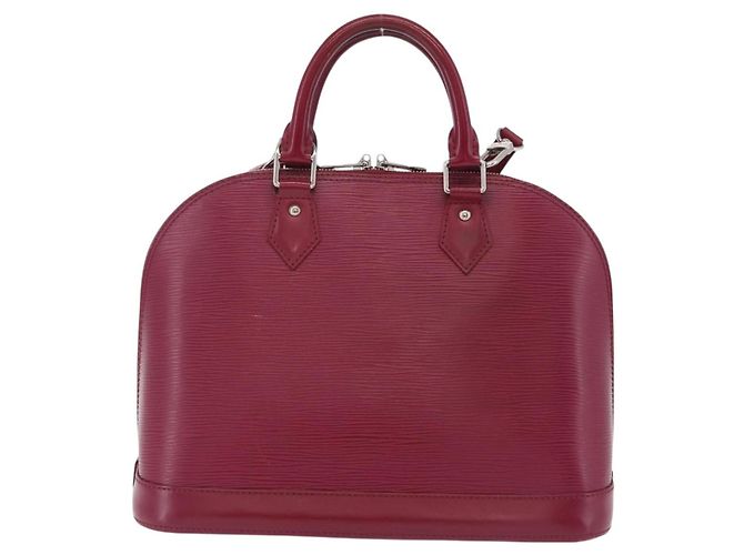 LOUIS VUITTON Epi Alma PM Hand Bag Fuchsia M40490 LV - vista 2