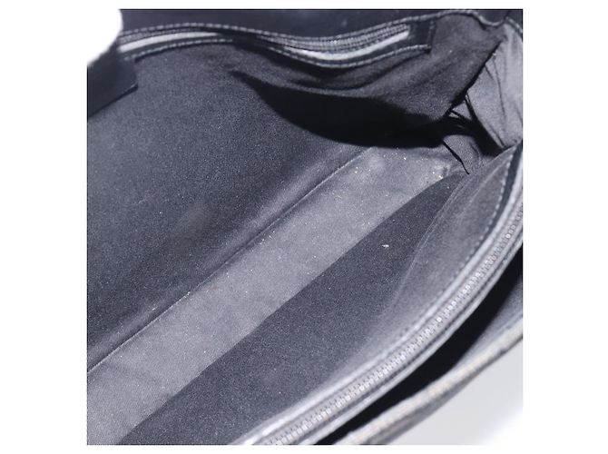 GUCCI GG Canvas Bamboo Hand Bag Black 112526 - vista 11