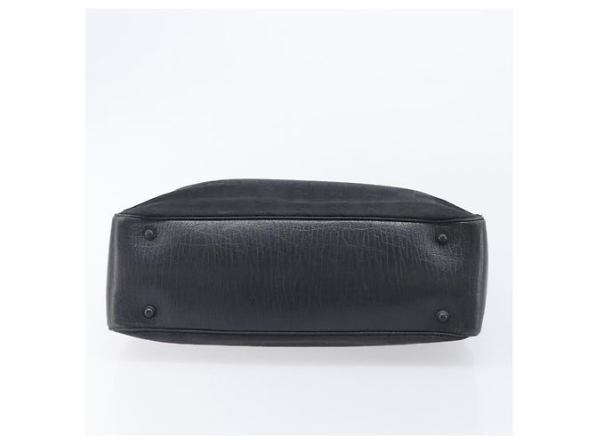 GUCCI GG Canvas Bamboo Hand Bag Black 112526 - vista 5