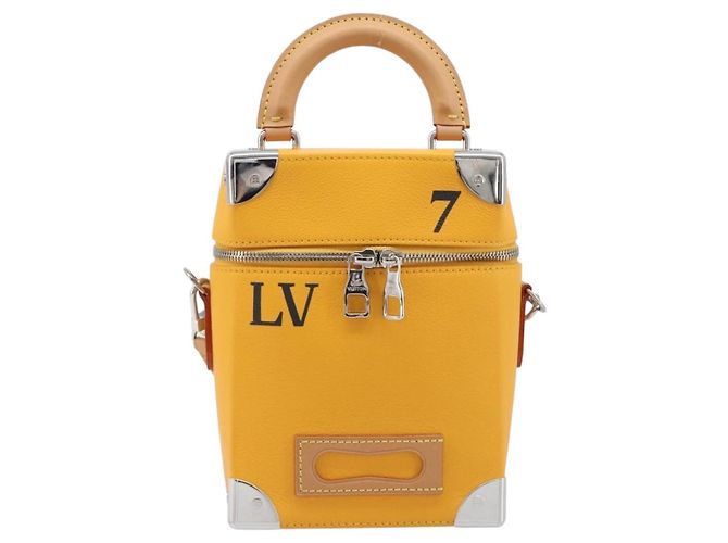 LOUIS VUITTON Vertical Box Trunk Shoulder Bag Saffron M59666 - vista 13