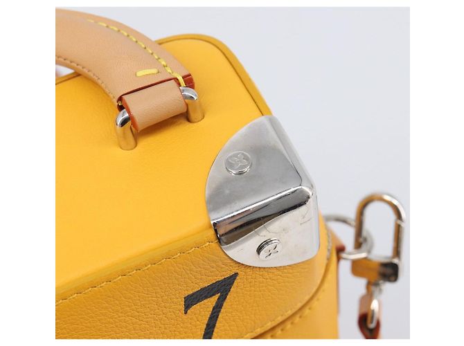 LOUIS VUITTON Vertical Box Trunk Shoulder Bag Saffron M59666 - vista 23