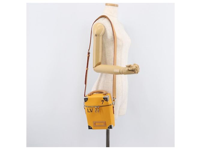 LOUIS VUITTON Vertical Box Trunk Shoulder Bag Saffron M59666 - vista 30