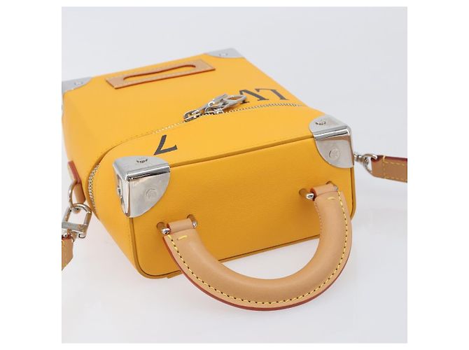 LOUIS VUITTON Vertical Box Trunk Shoulder Bag Saffron M59666 - vista 6
