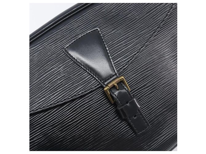 LOUIS VUITTON Epi Jeune Fille MM Shoulder Bag Black M52152 LV - vista 21