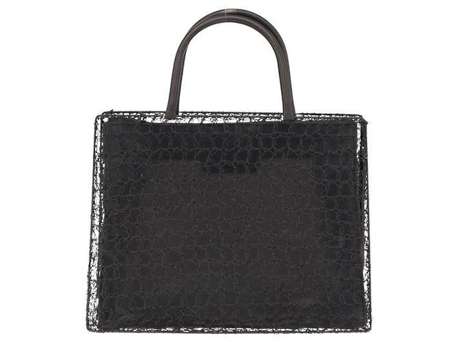 Salvatore Ferragamo Hand Bag Metal 2way Black - vista 13