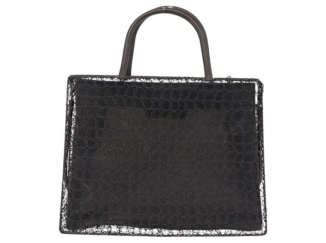 Salvatore Ferragamo Hand Bag Metal 2way Black - vista 2