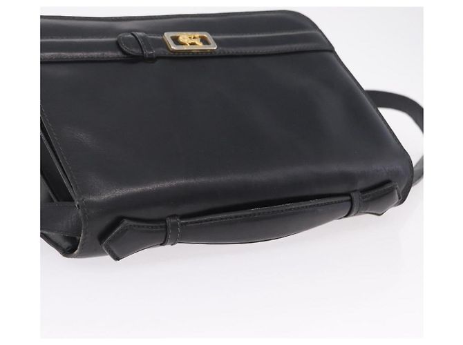 Céline CELINE Hand Bag Leather Black Gold Tone - vista 14