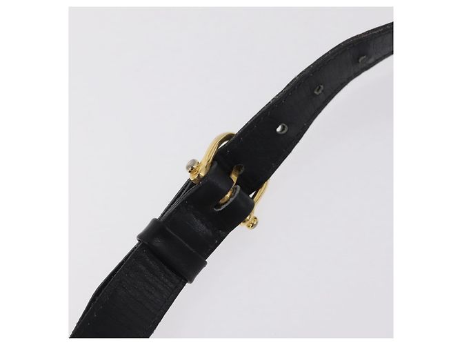 Céline CELINE Hand Bag Leather Black Gold Tone - vista 17