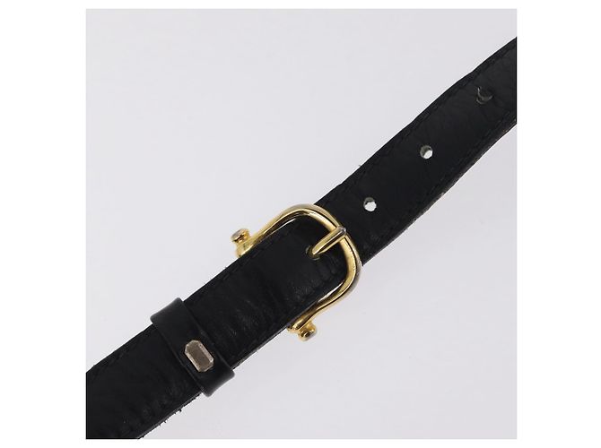 Céline CELINE Hand Bag Leather Black Gold Tone - vista 18