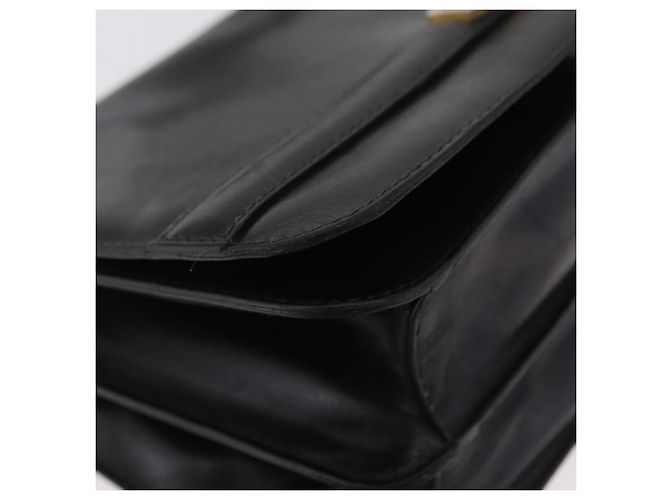 Céline CELINE Hand Bag Leather Black Gold Tone - vista 19