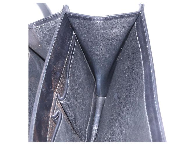 Céline CELINE Hand Bag Leather Black Gold Tone - vista 28