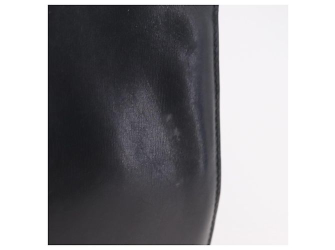 Céline CELINE Hand Bag Leather Black Gold Tone - vista 4