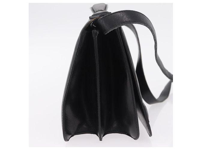 Céline CELINE Hand Bag Leather Black Gold Tone - vista 6