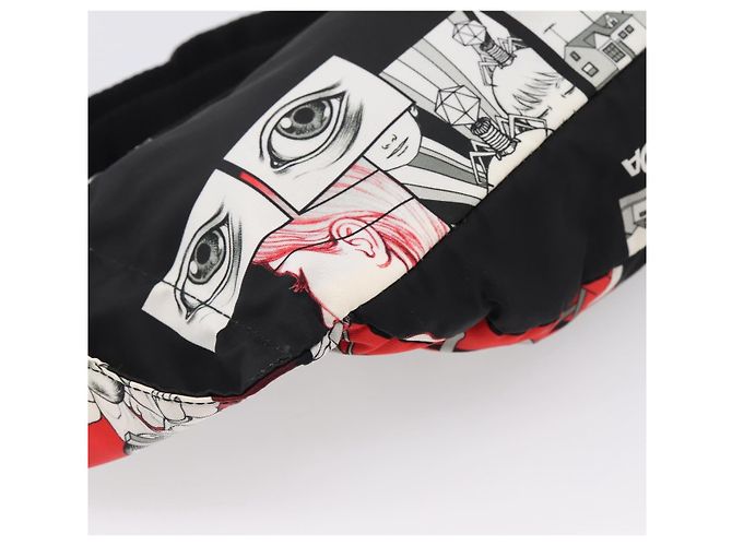 PRADA Waist Bag Nylon Black Silver - vista 17