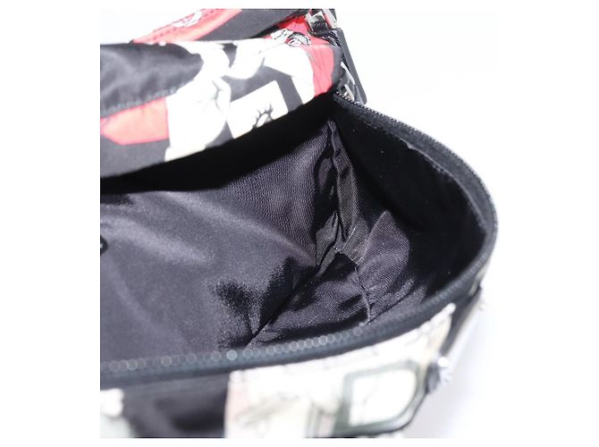 PRADA Waist Bag Nylon Black Silver - vista 20