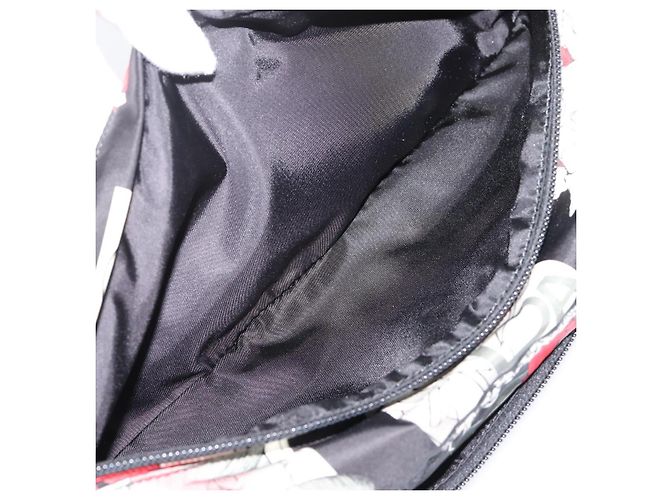 PRADA Waist Bag Nylon Black Silver - vista 22