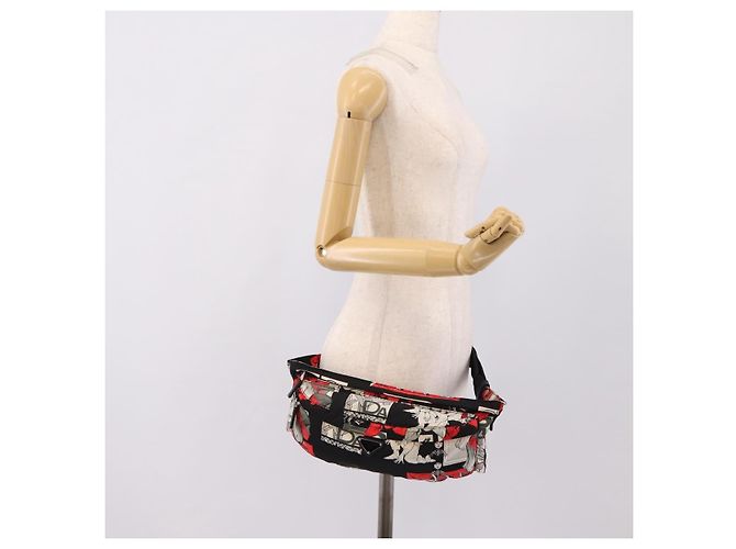 PRADA Waist Bag Nylon Black Silver - vista 23