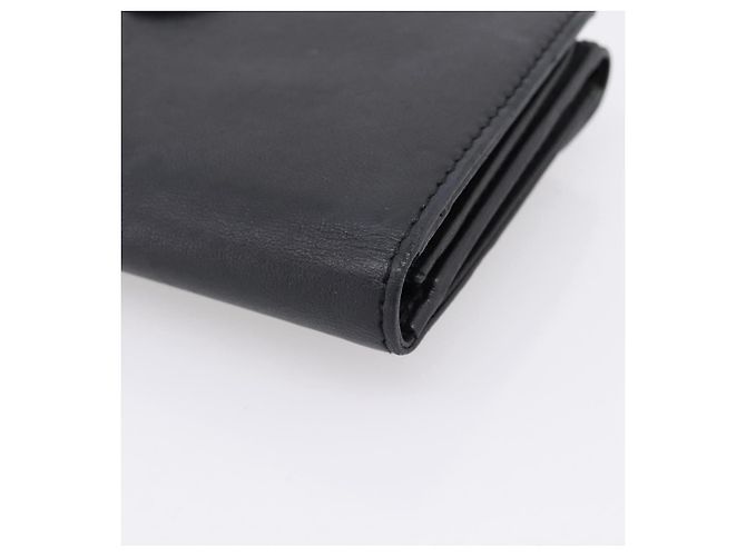 Christian Dior Long Wallet Leather Black Silver - vista 15