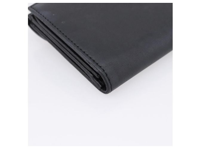 Christian Dior Long Wallet Leather Black Silver - vista 16