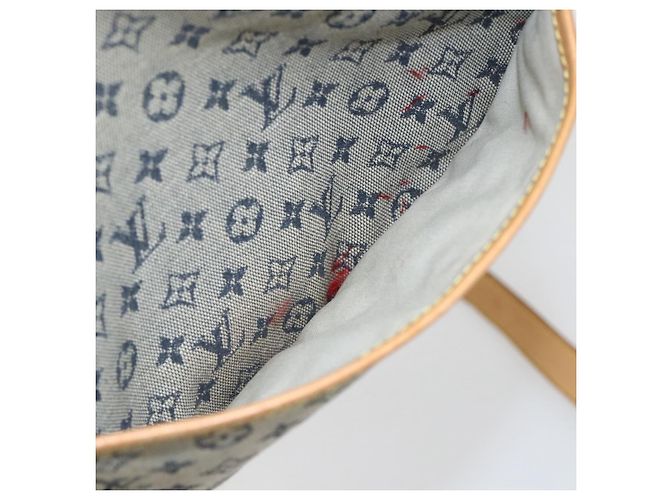 LOUIS VUITTON Monogram Mini Jeanne GM Shoulder Bag Blue M92000 LV - vista 21