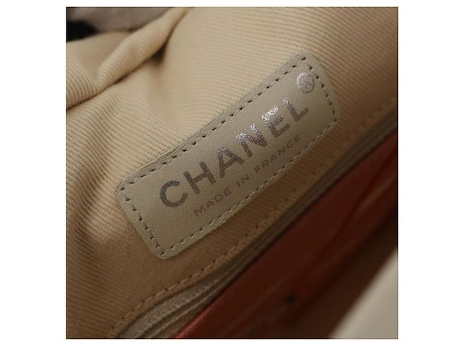 CHANEL Cruise Line Hand Bag Canvas Beige Silver CC - vista 16