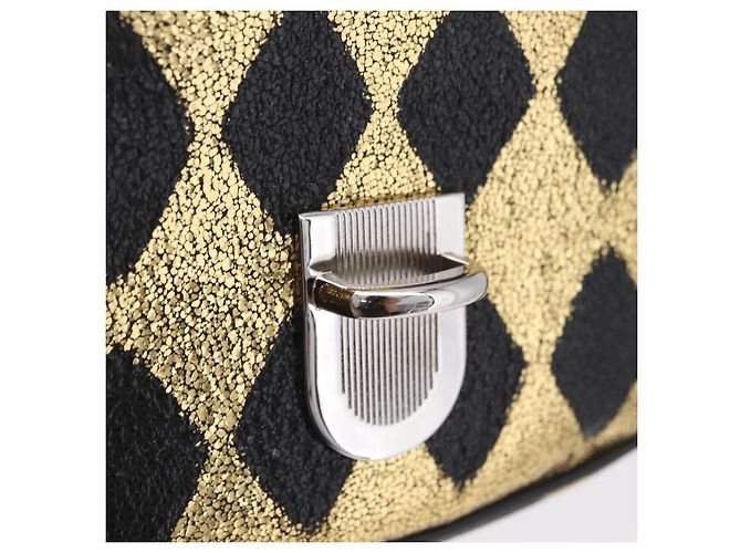 GUCCI Waist Bag Leather Gold Silver 605112 - vista 19