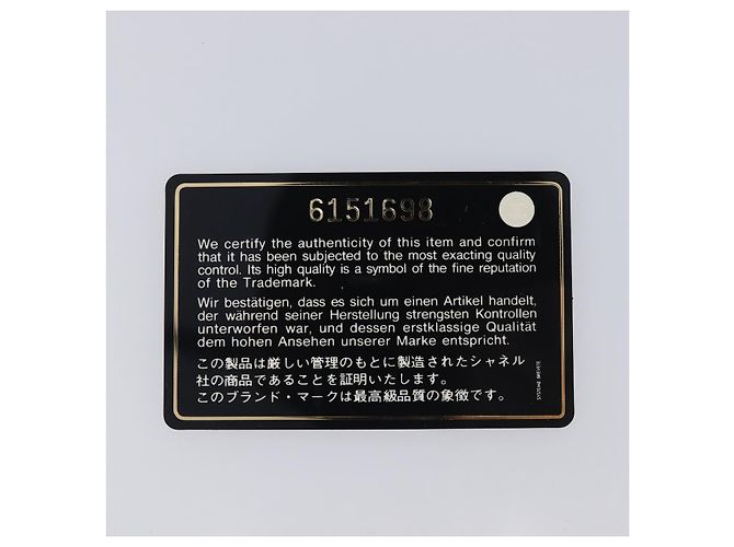 CHANEL Hologram Chain Shoulder Bag Vinyl Orange Silver CC - vista 12