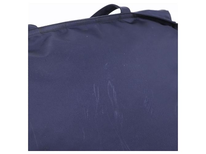 PRADA Tote Bag Nylon 2way Navy Silver - Ansicht 10