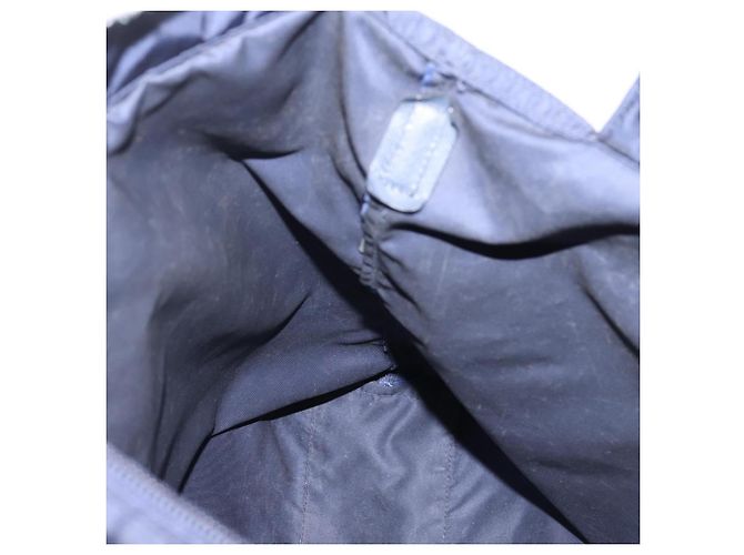 PRADA Tote Bag Nylon 2way Navy Silver - Ansicht 24